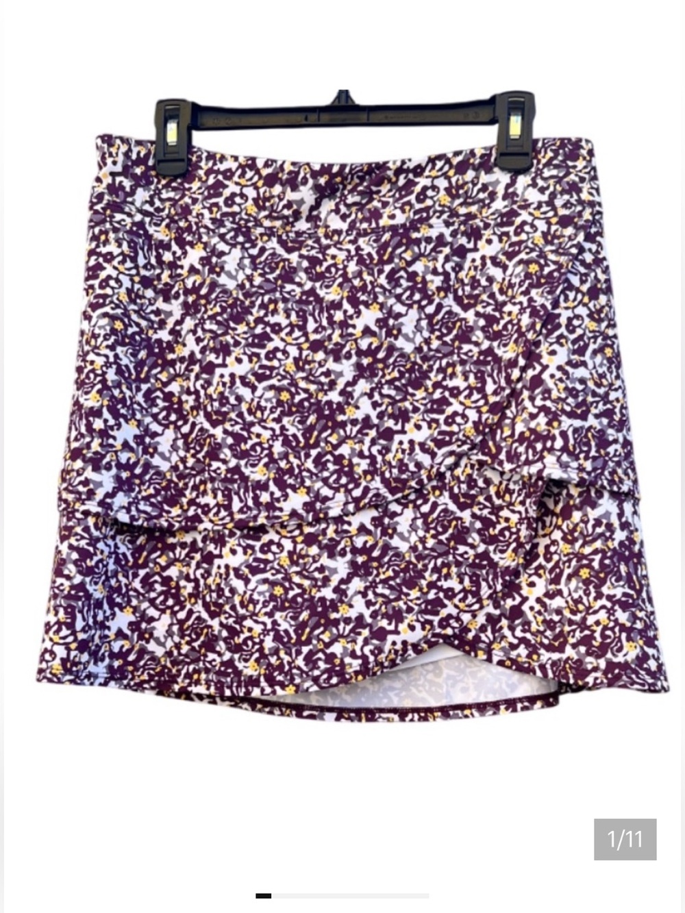 NWT Lady Pinseeker Golf Skort Tennis Pickleball Athletic Size Large Ruffles